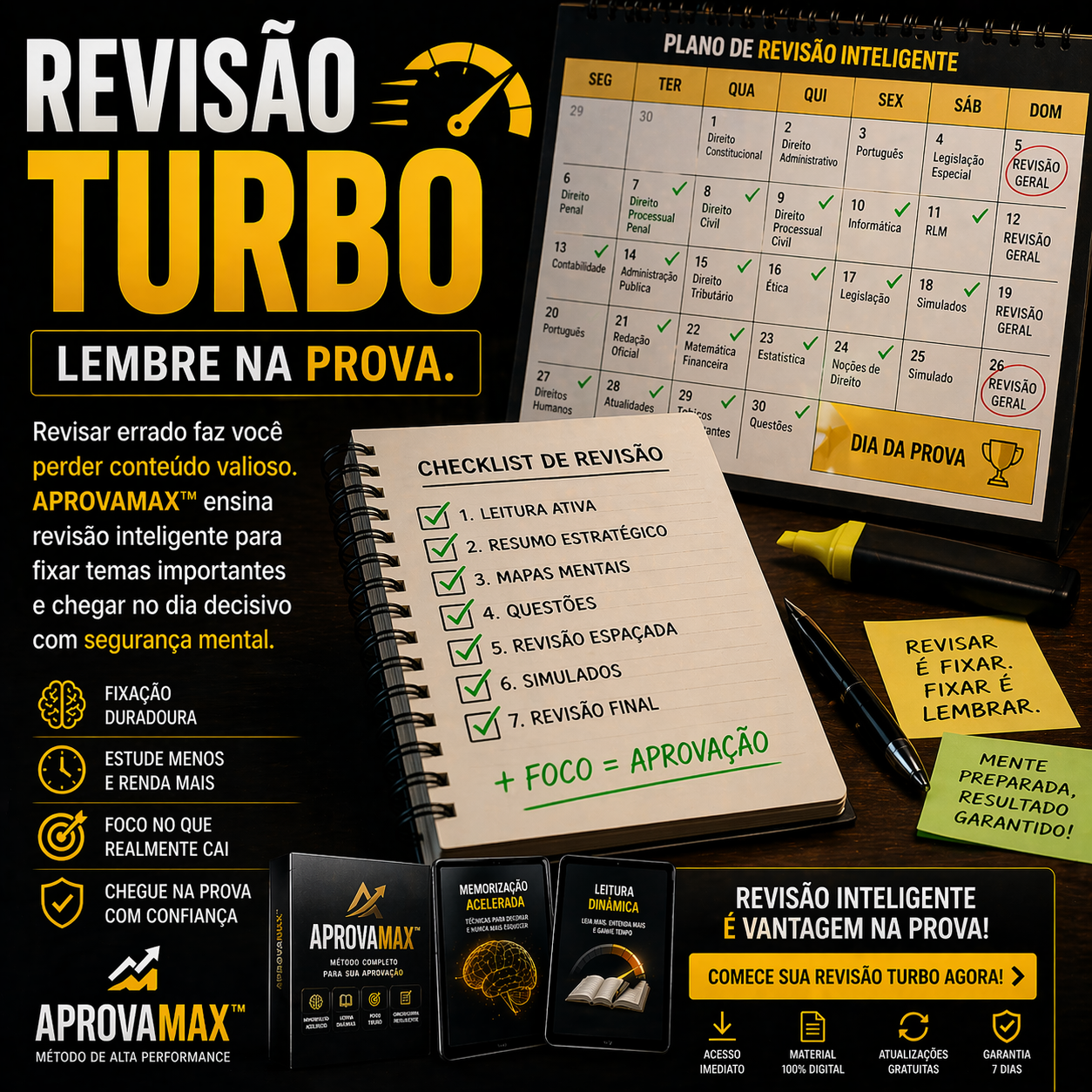 Revisão Turbo — bônus exclusivo APROVAMAX